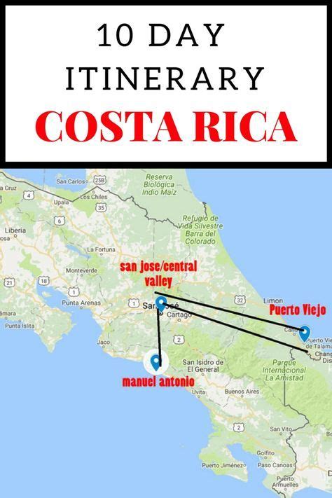 costa rica vacation planner